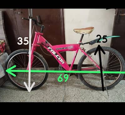 pink color cycle in working condition