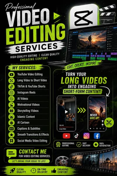 Professional Video Editing & Social Media Services