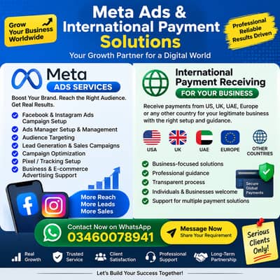 Meta Ads & International Payment Solutions – Professional Services
