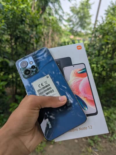 Xiaomi Redmi Note 12 8/8 16 gb ram and 128 gb storage 10/9 Available