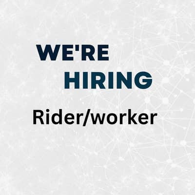 hiring part time worker/rider
