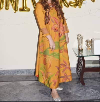 Mustard Floral Maxi — Brand Lulusar