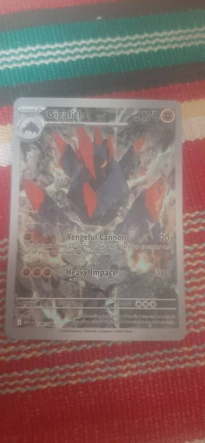 Gigalith  pokemon card 170hp