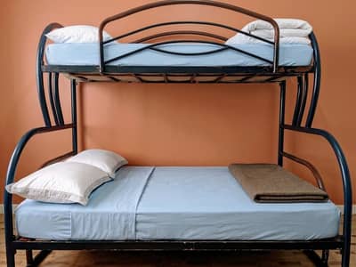 Strong Metal Bunk Bed in Good Condition