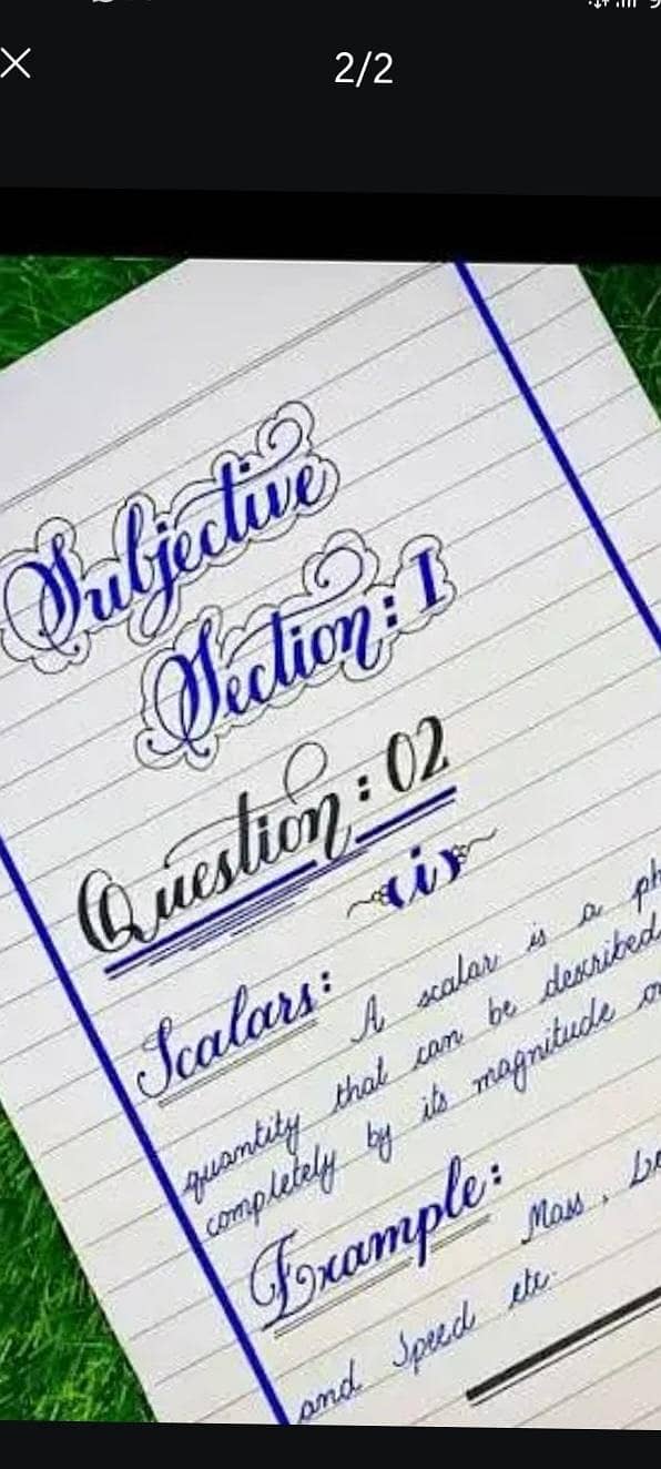 assignment written 0