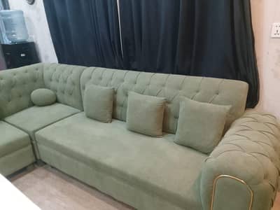 L shaped sofa