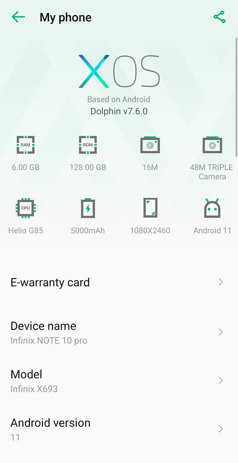 Infinix Note 10 5