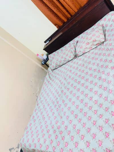 Wooden Queen Bed for sale