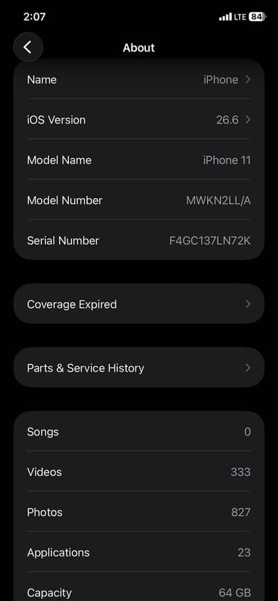Apple iPhone 11 Dual Official PTA Approved 64 gb 10/09 condetion