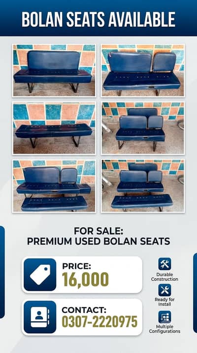Suzuki Bolan Seats