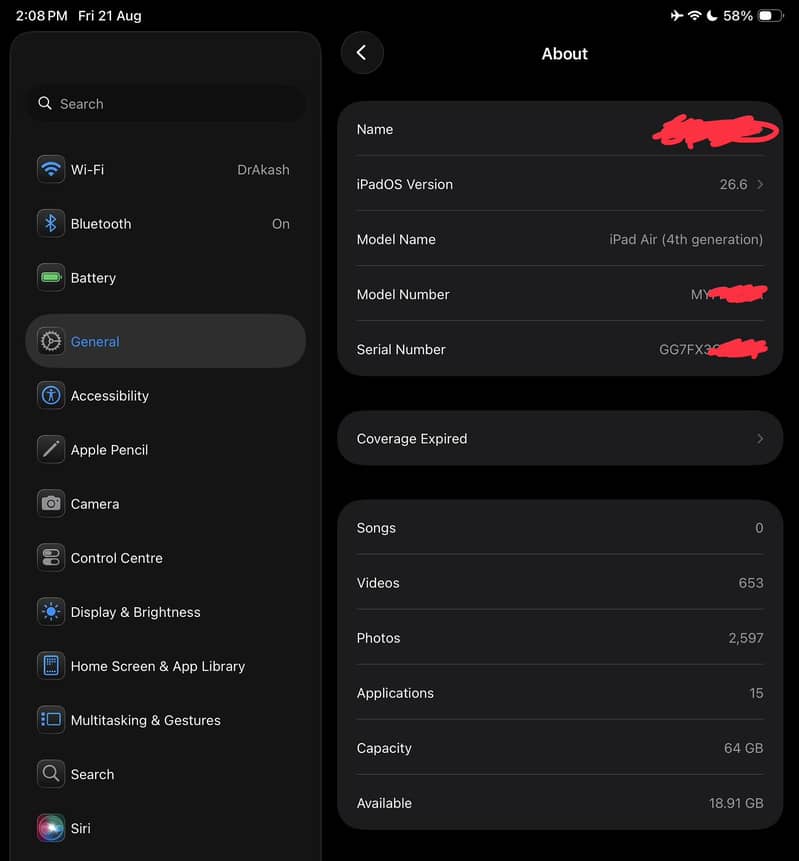 Ipad air 4 6
