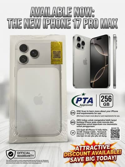 Apple iPhone 17 Pro Max 256 GB Silver color