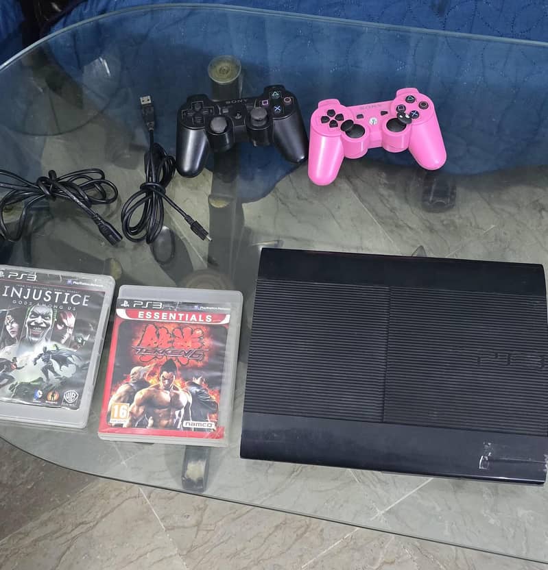 PS3 with 2 games 1