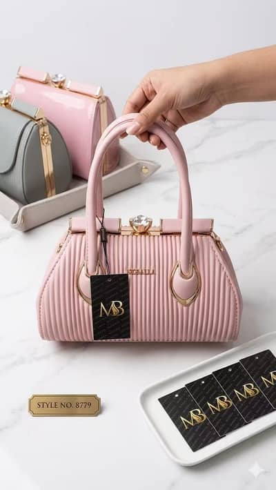 New Important MB Royal Bag style 8779 Gold diamond look 3 colors COD