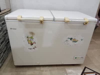 Haier Double door 14cubic Freezer Working condition
