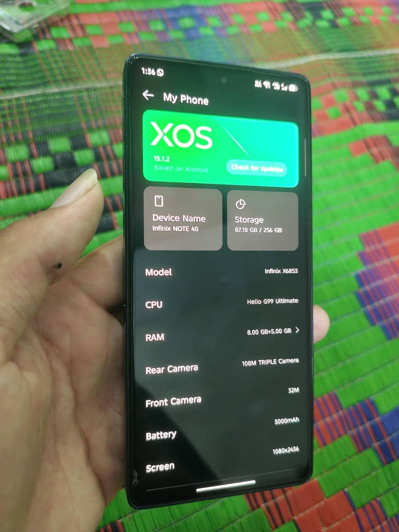 Infinix Note 40 5