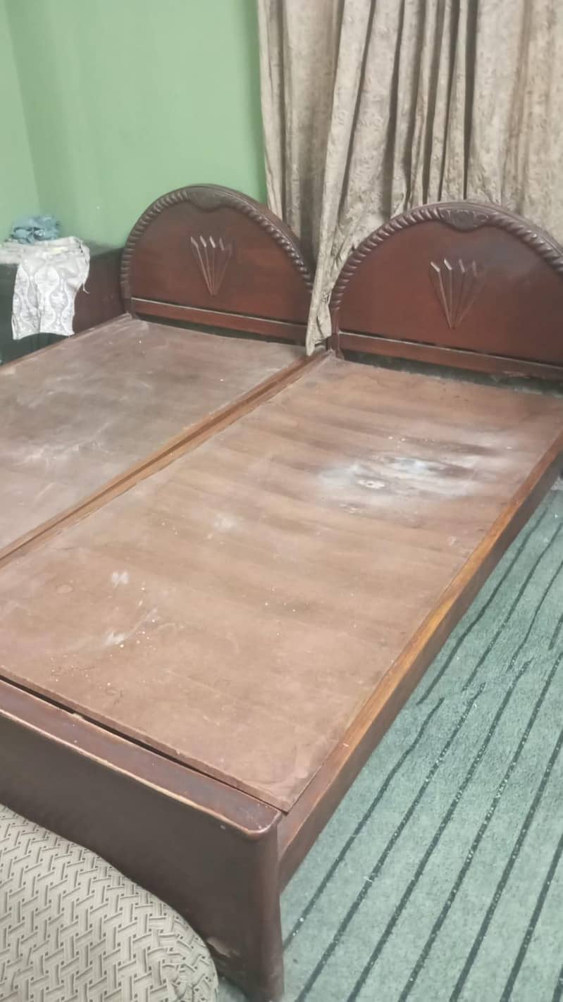 single bed 2 pcs 1