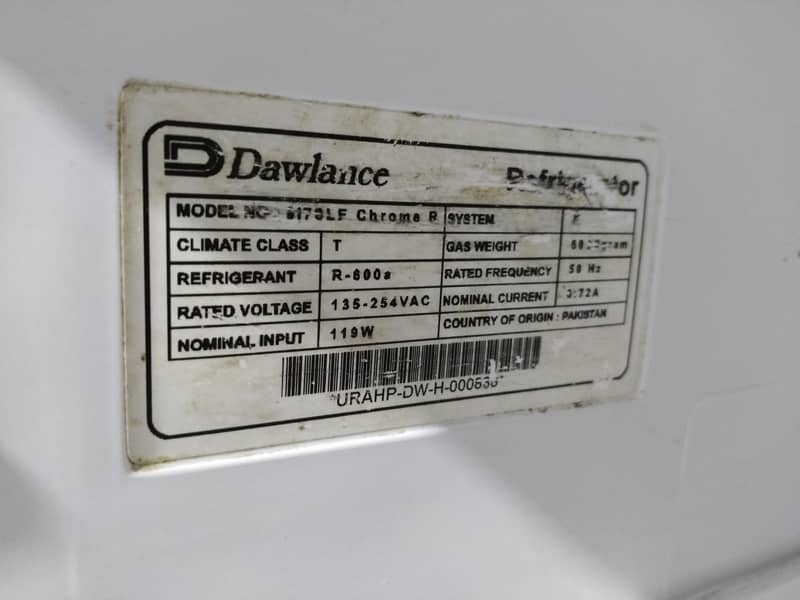 Dawlance model No 9178 12