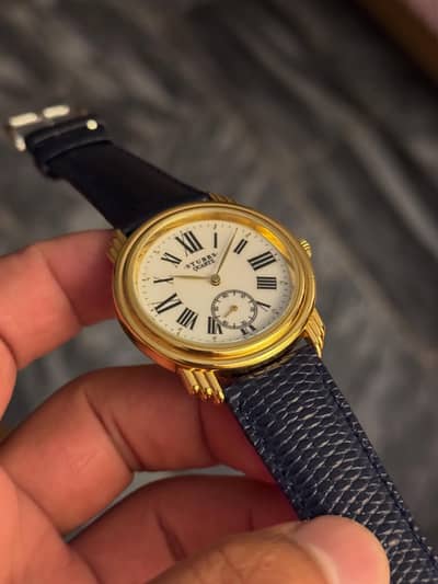 VIntage Stubbs Quartz Watch – Elegant Gold Dial