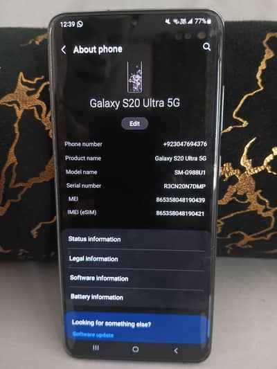Samsung Mobile S20 Ultra