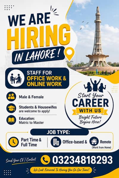 hiring both male and female