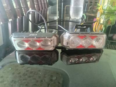 Bike 3 LED fogs lights pair