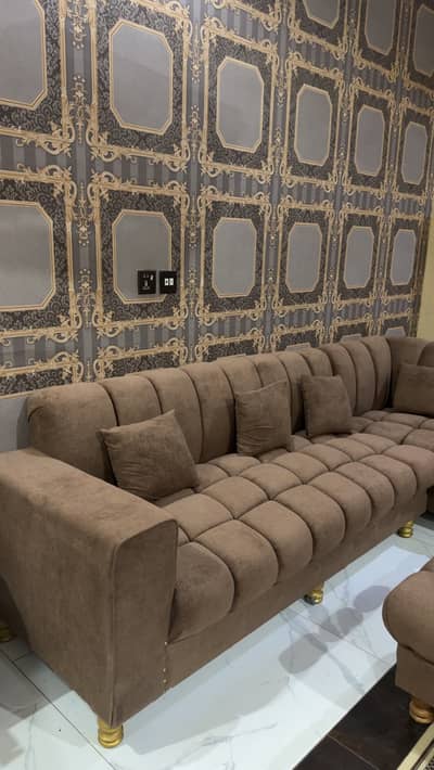 Brand new L shaped sofa