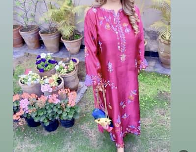 Pure sheesha silk 2pc outfit fabric is very expensive and pure