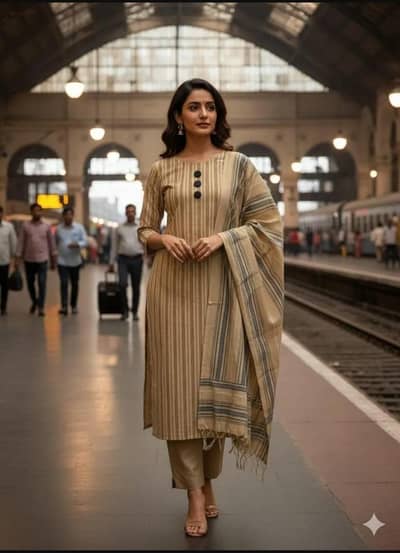 Multicolor Printed Cotton Lawn 3PC Unstitched Suit
