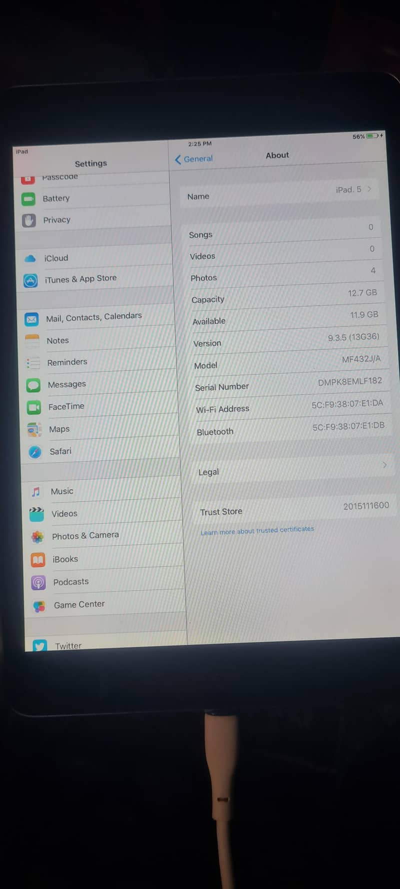 ipad mini like new 5