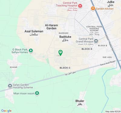11.20 Marla Corner Plot Facing 80ft Road & Side 50ft Road Available For Sale