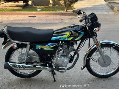 HONDA CG 125 APPLIED FOR ZERO METER BIKE
