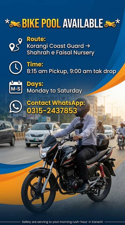 Korangi to Shahrah e Faisal