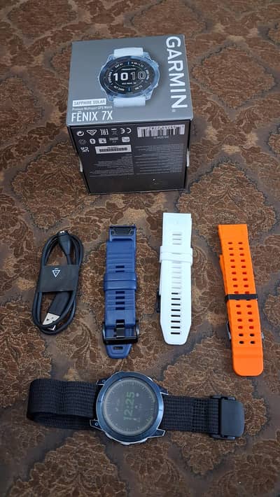 ⌚ Garmin Fenix 7X Sapphire Solar – Premium Multisport GPS Smartwatch ⌚