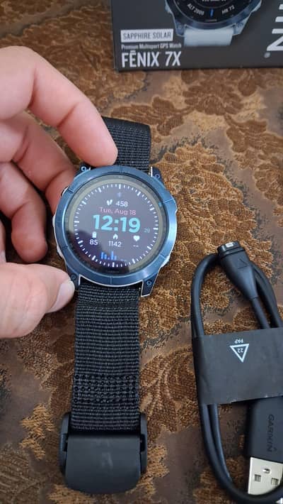 Garmin Fenix 7X Sapphire Solar – Premium Multisport GPS Smartwatch