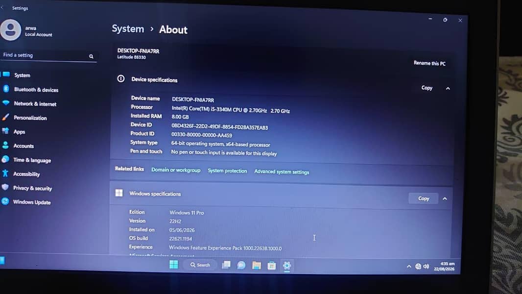 Dell Latitude E6330 3
