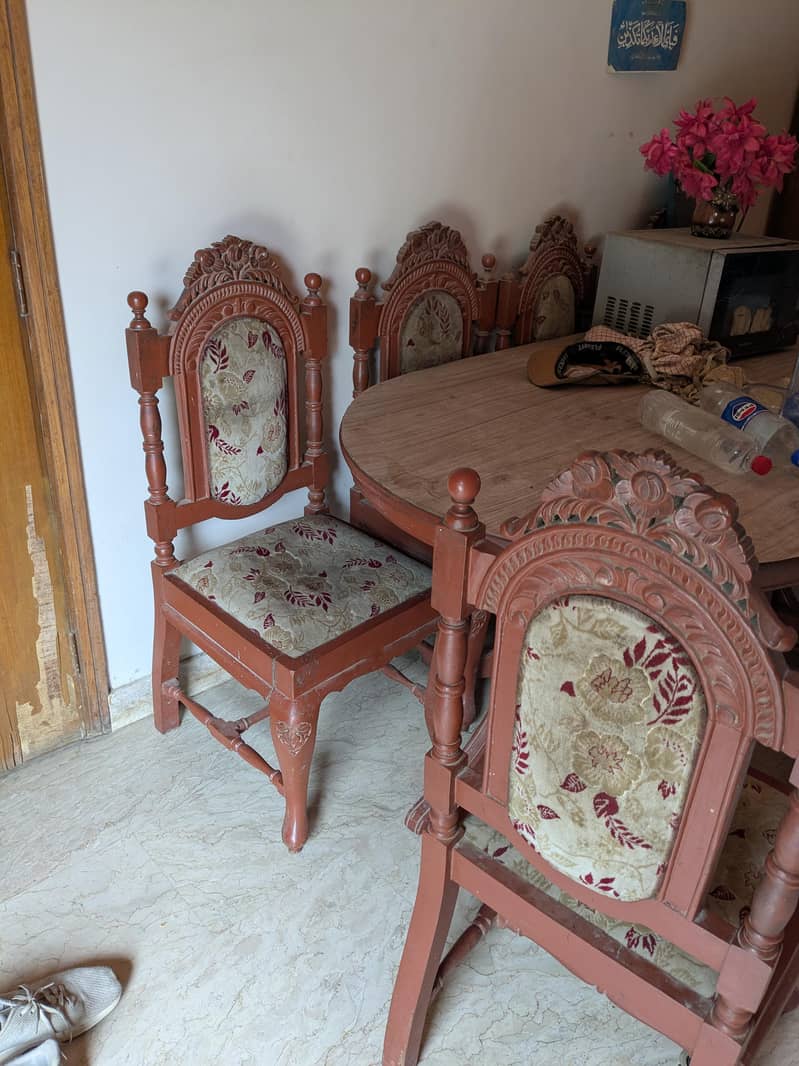 dining table with chairs 1