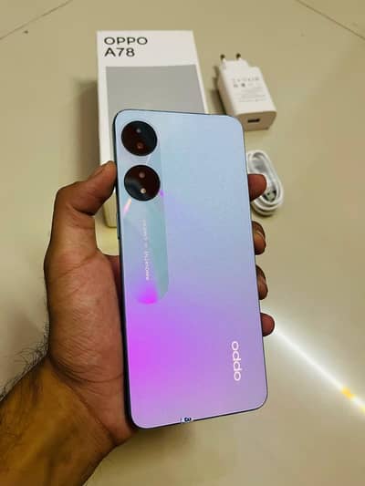 Oppo A78 5G 12/512gb with box charger