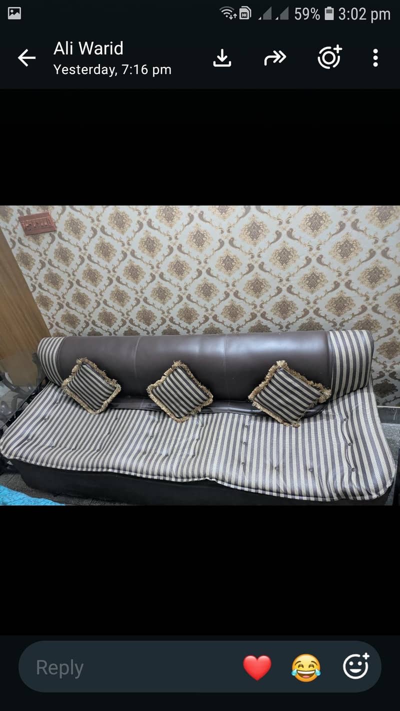sofa & Glass Table 1