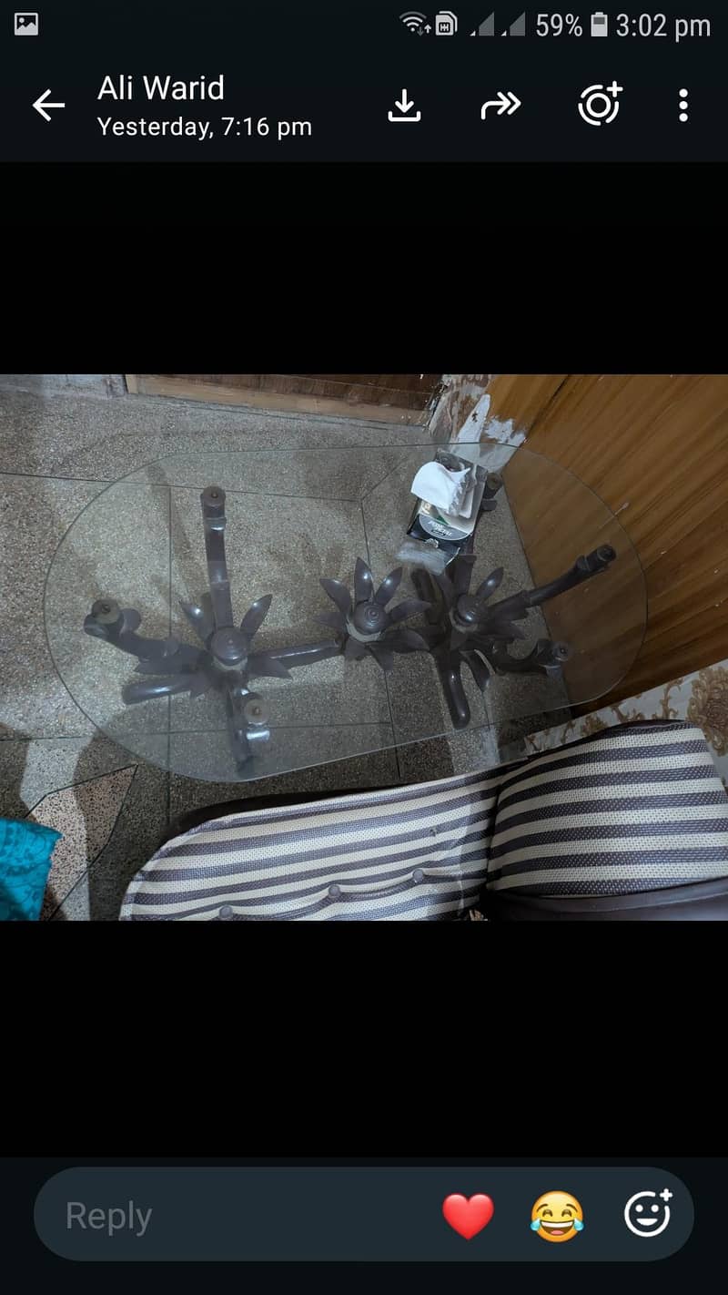 sofa & Glass Table 3