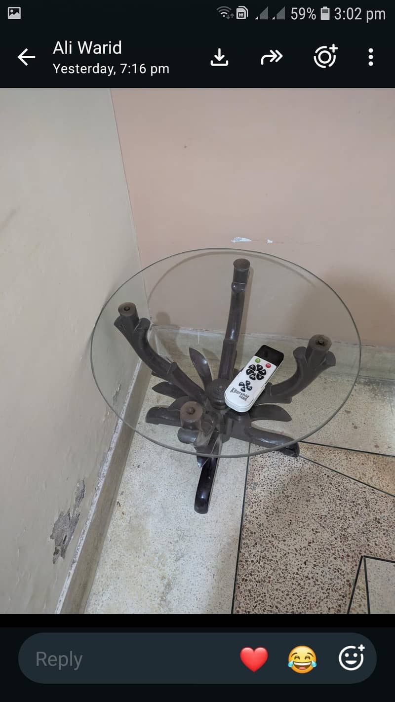 sofa & Glass Table 4