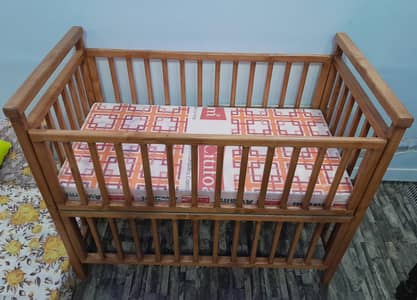 Premium Pure Wood Antique Baby Sleeping Cot
