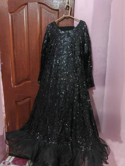 Black Fancy Maxi – Size Large (L)