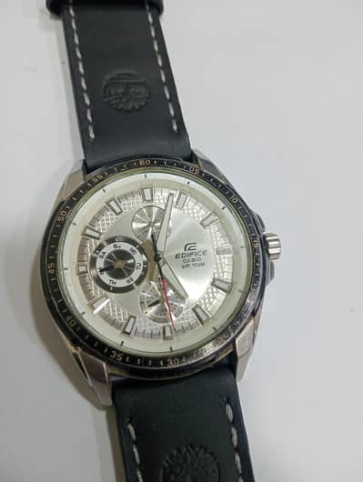 CASIO EDIFICE Chronograph EF-336L-7AV Leather Band