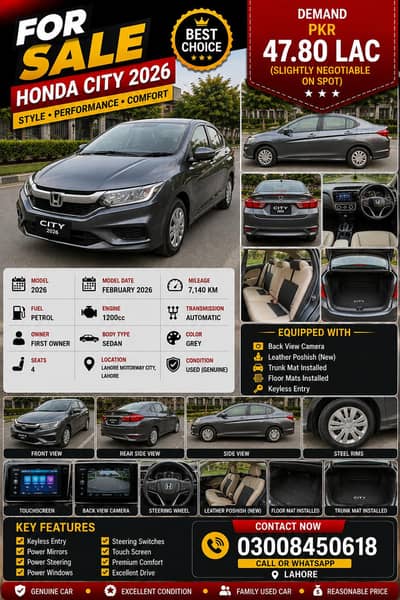 Honda City IVTEC 2026