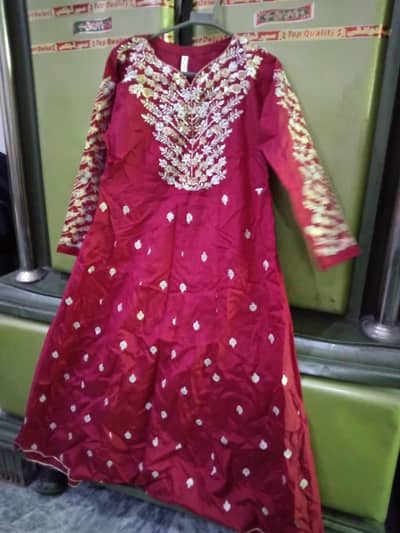 New cotton maxi with stylish embroidery for sale