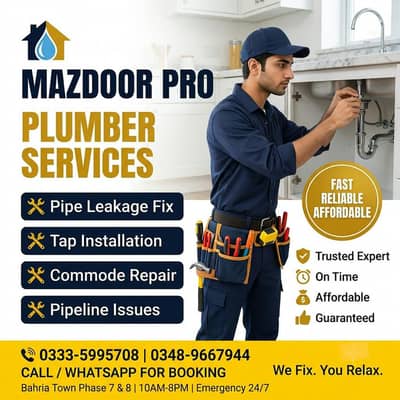 Electrician | Plumber | AC Services — Mazdoor Pro