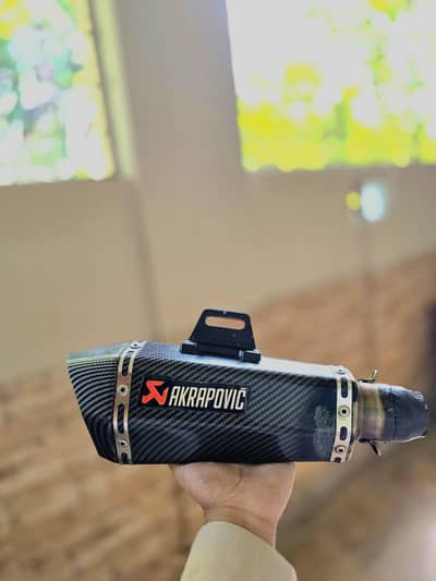 Akrapovic Shark Exhaust (Carbon Fibre)