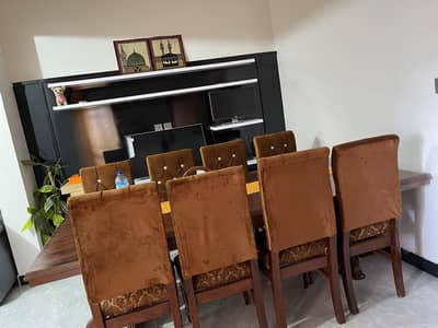 Dining table With 8 Chairs