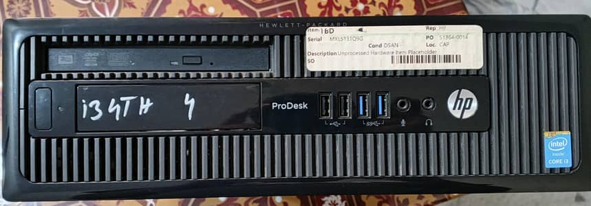HP ProDesk Core i3 4th Gen / 4GB RAM / Original SFF Desktop PC
